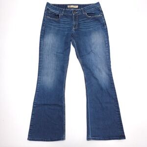 BKE Denim Culture Stretch‎ Women's Bootcut Blue Jeans Size 32W x 33.5L